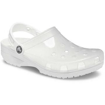 Crocs Classic Translucent Klumpa Férfi Fehér | HU 0764PJJQ